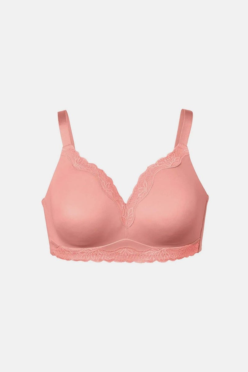 Tchibo Women Non Padded Soft Bra, Apricot - Image 3
